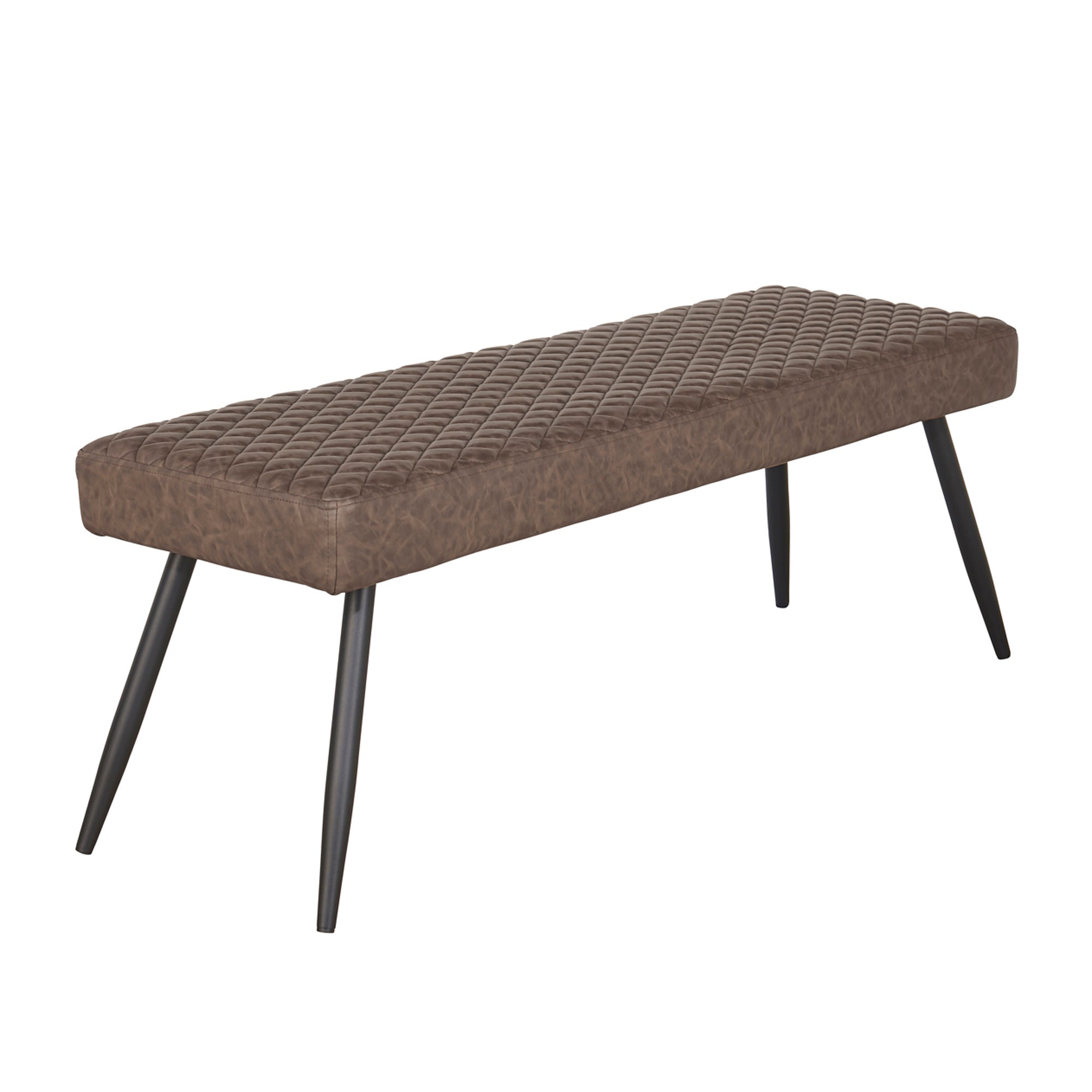 Montreal Distressed Dining Bench Brown