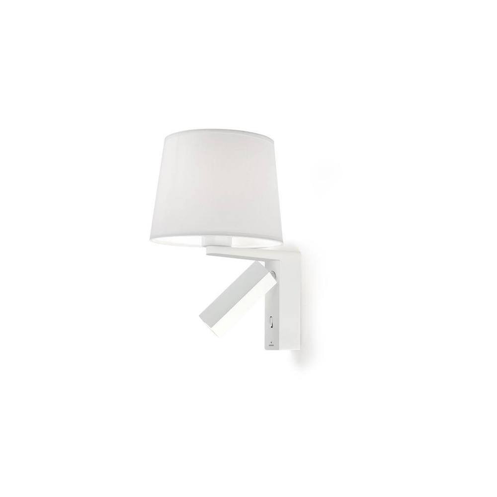 Netlighting 2 Light Indoor Wall Light White with Reading E27 Special Offer