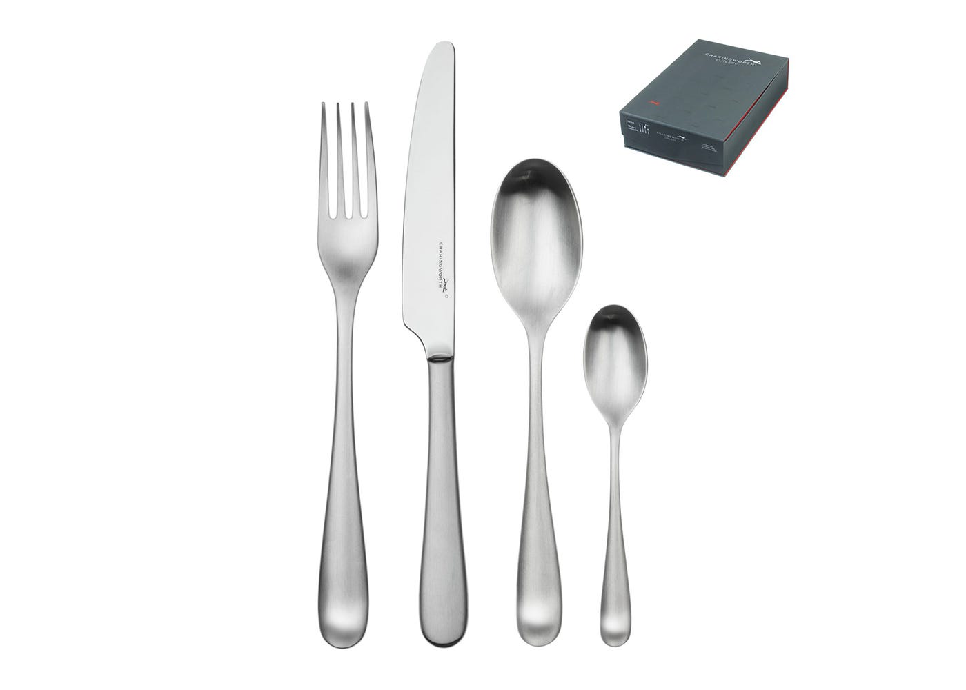 Charingworth Mogano Satin Cutlery 24 Piece Set