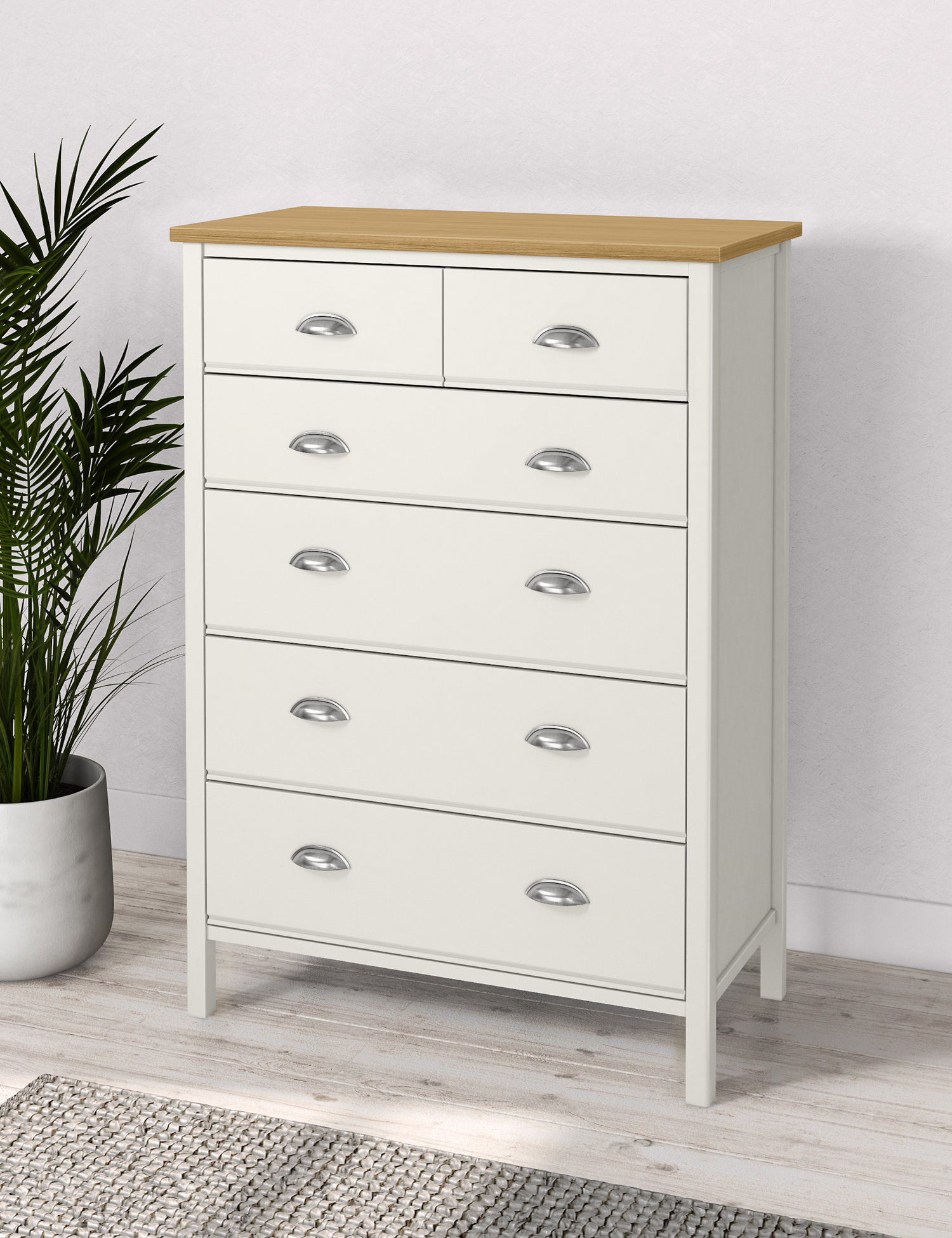M&S Padstow 6 Drawer Chest