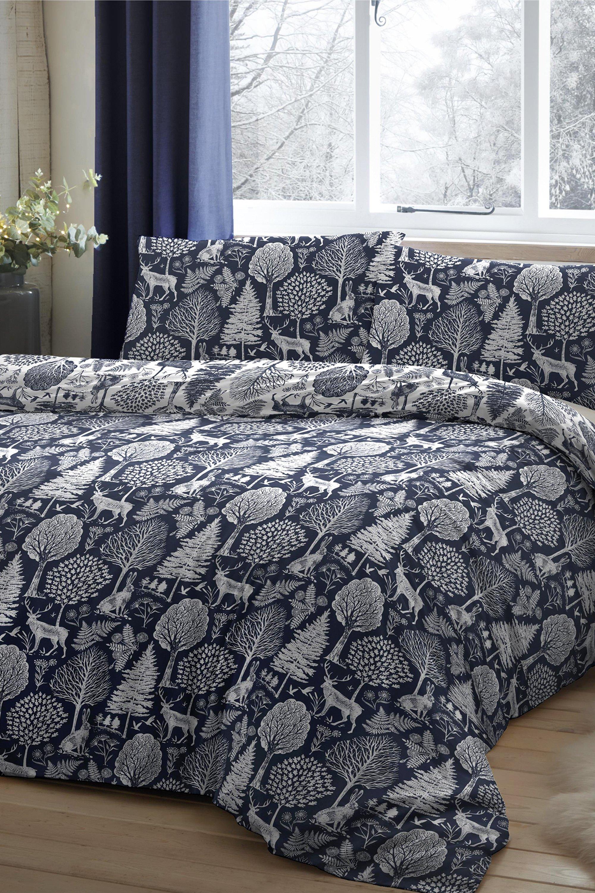 Brushed Winter Forest King Duvet Set