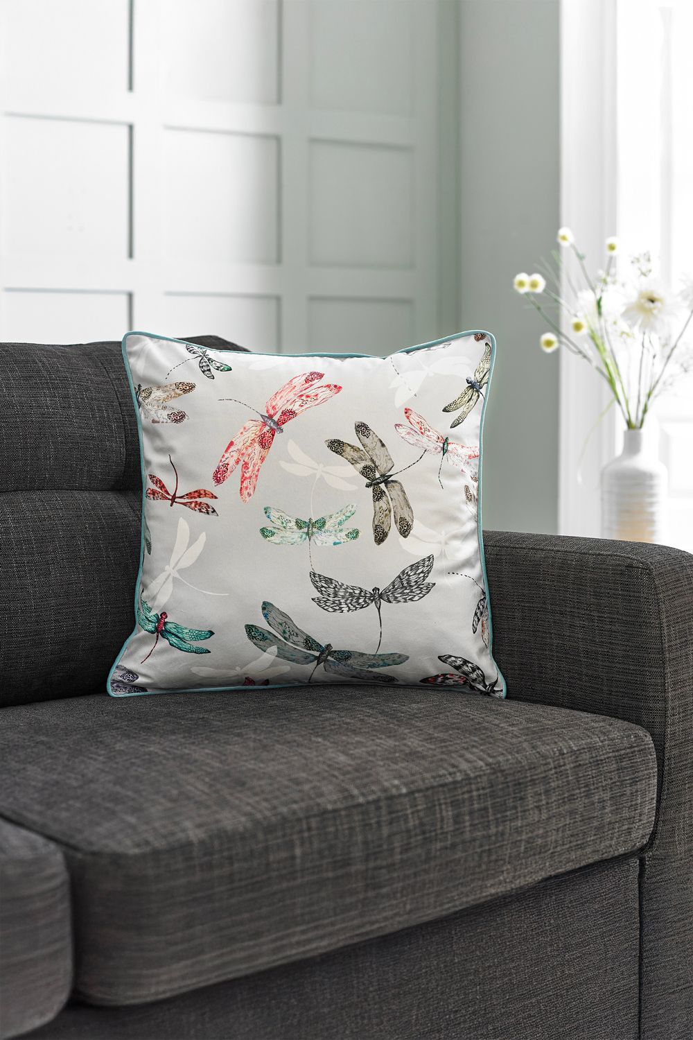 The Lyndon Company Dragonflies Filled 50cm x 50cm Square Cushion | Deyongs 1846