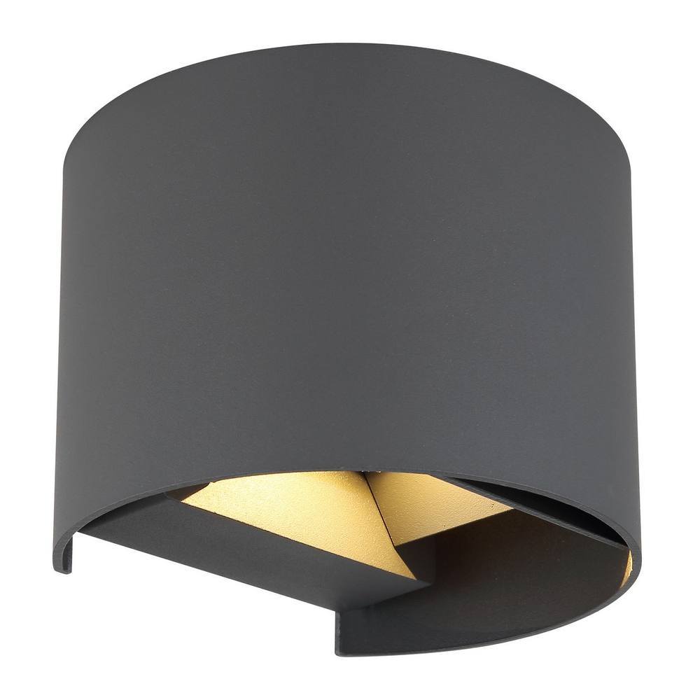 Netlighting Veronika Outdoor Up Down Wall Lamp Anthracite IP54 LED 3000K in Grey