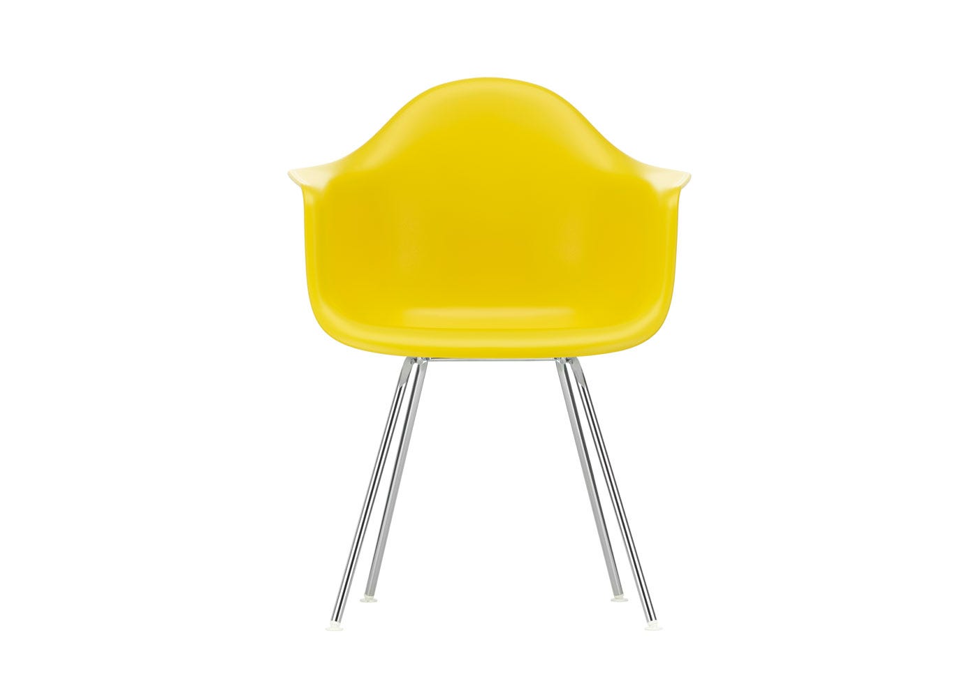 Vitra Eames DAX Armchair New Height Sunlight Chrome Base