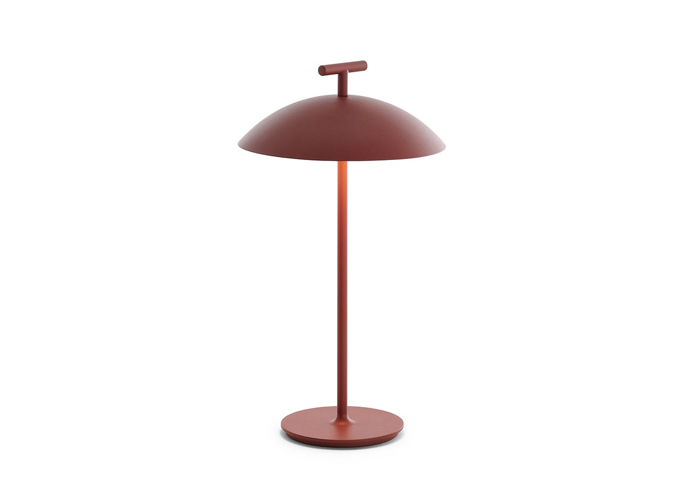 Kartell Geen-A LED Portable Table Lamp Brick Red