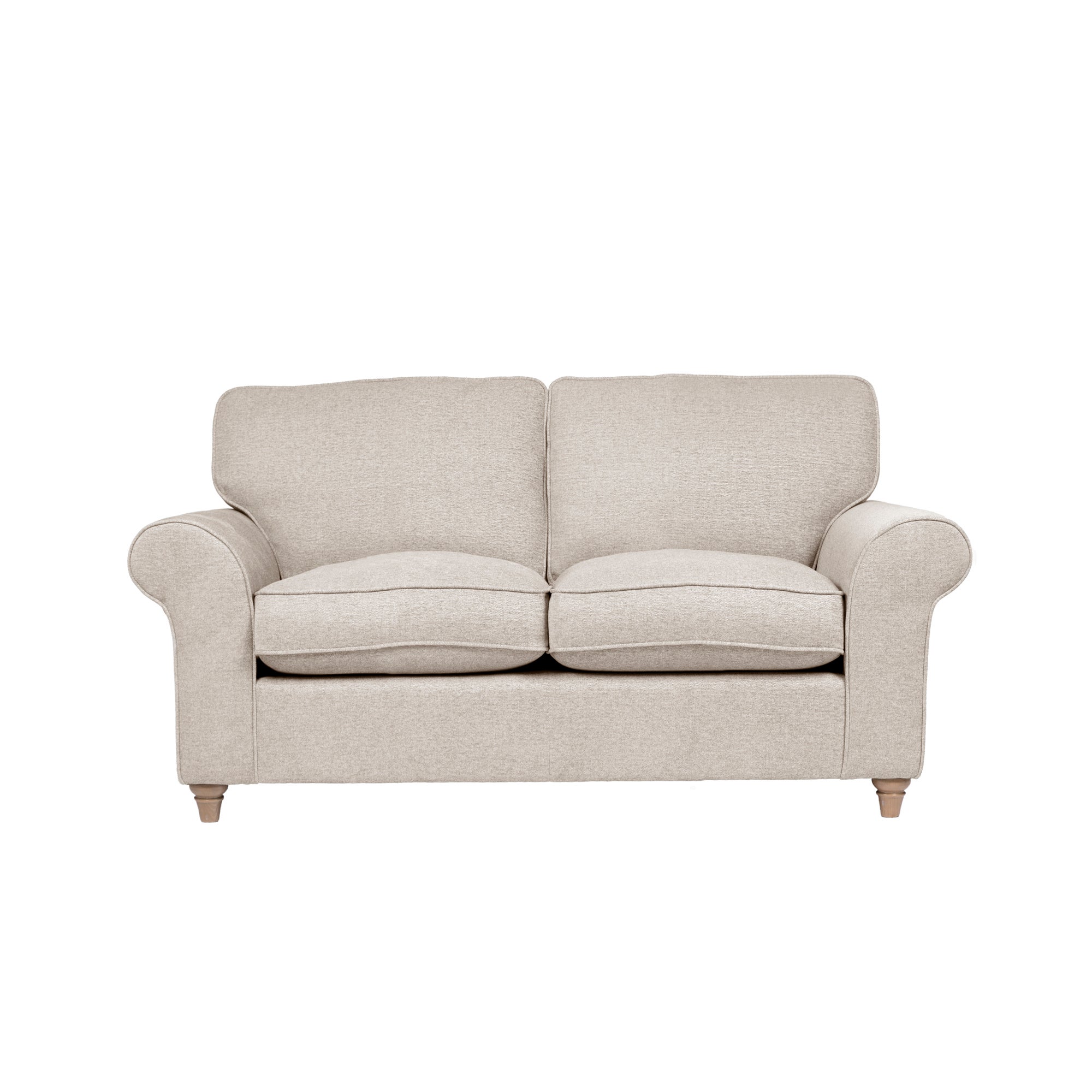 Rosa Fabric 2 Seater Sofa Beige