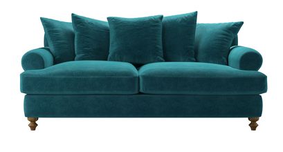 Teddy 3 Seat Sofa Bed in Neptune Smart Velvet - sofa.com