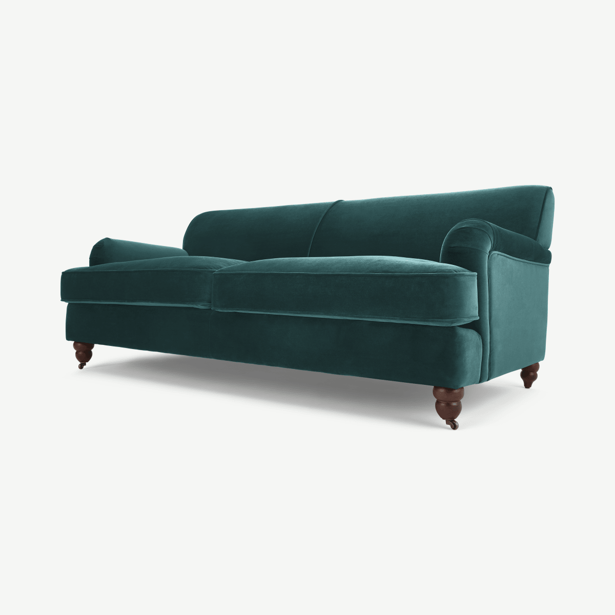 Orson 3 Seater Sofa, Seafoam Blue Velvet 