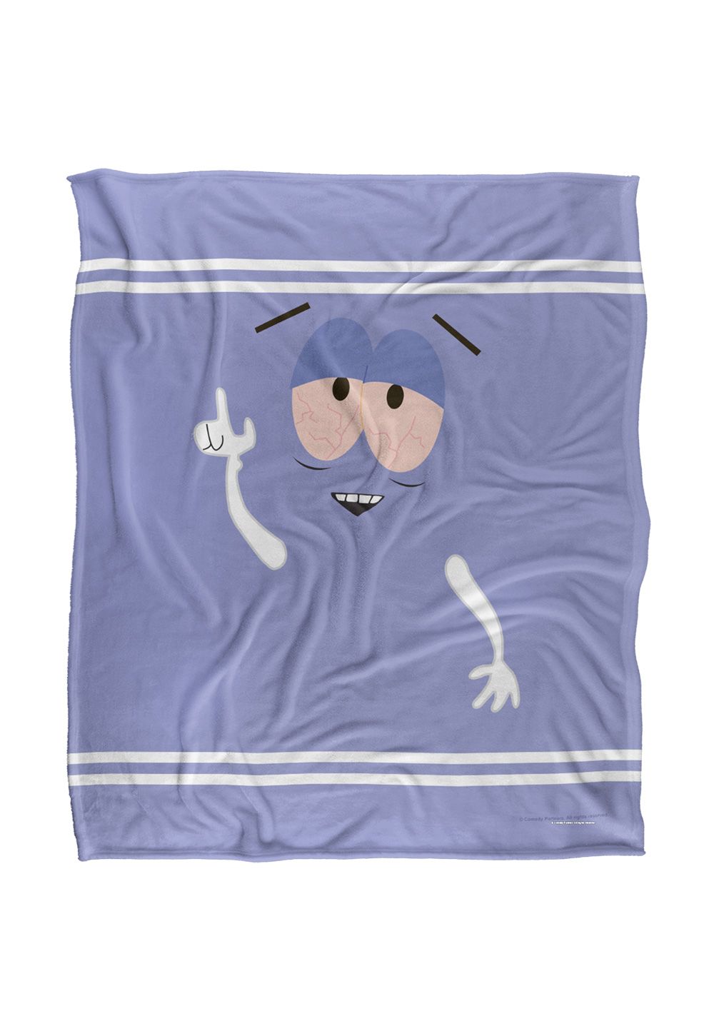 South Park Towelie Silky Touch Super Soft Throw Blanket 152 X 127 cm in White
