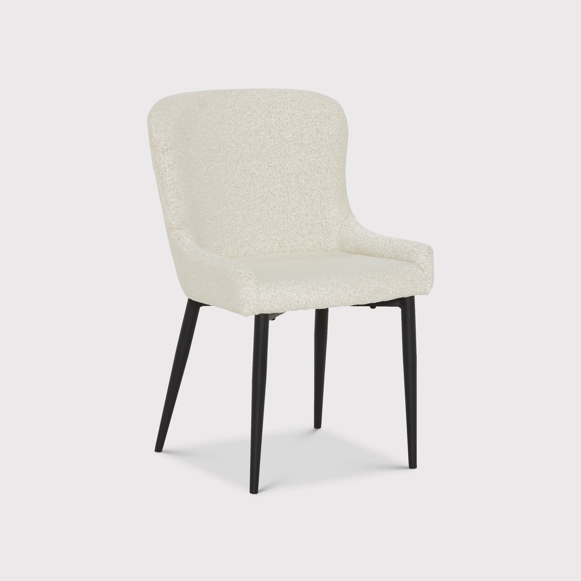 Timmins Dining Chair, Neutral Boucle | Barker & Stonehouse