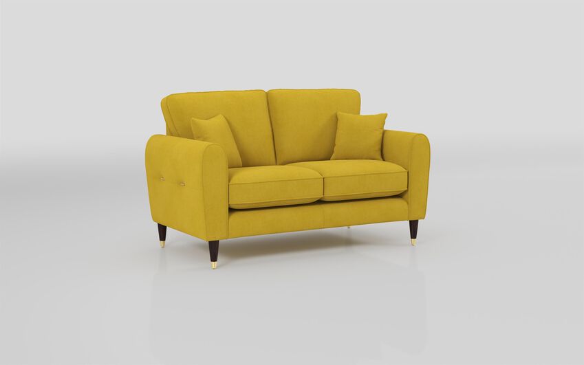 Green Fabric Newsham 2 Seater Sofa Standard Back