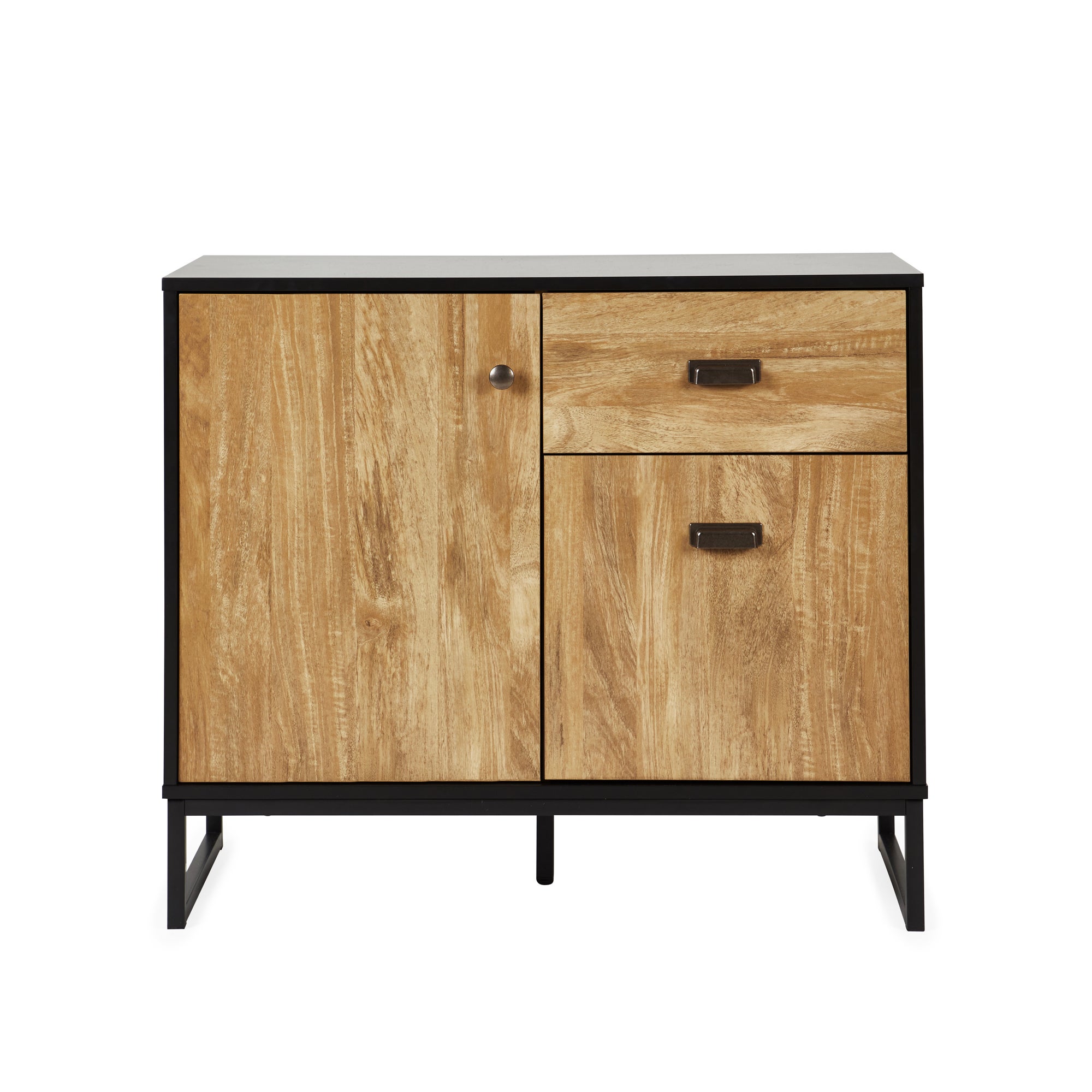 Greenwich Small Sideboard Black and Brown