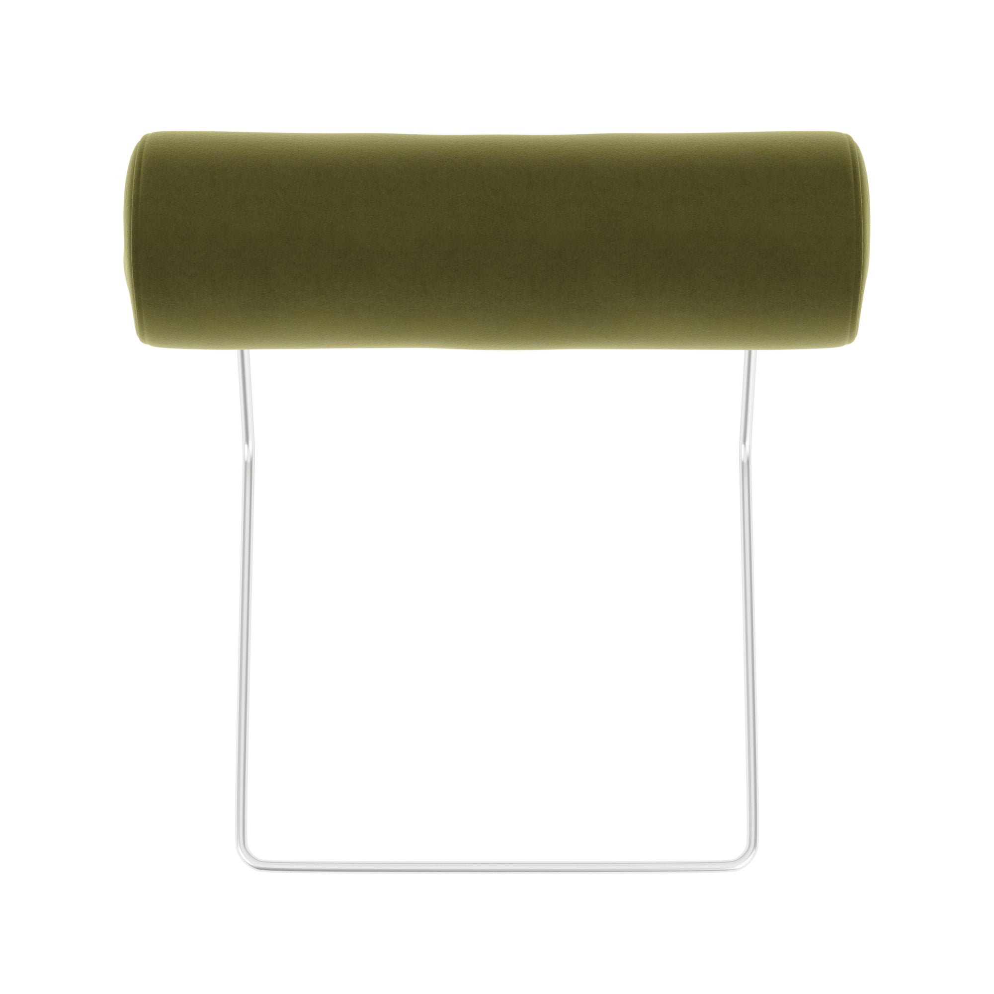 Zoe Velvet Headrest Green