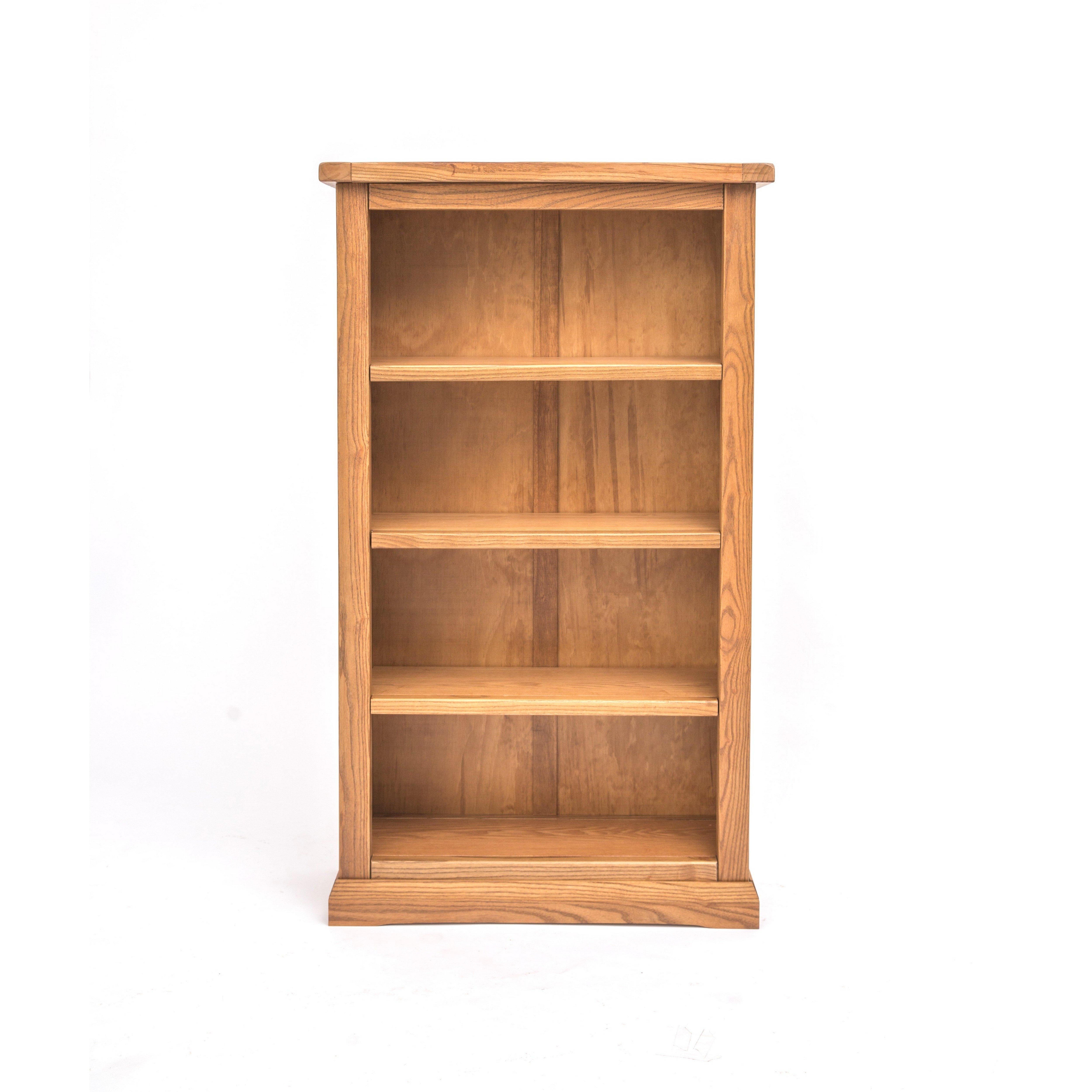 Cabinet Bits Bookcase with plinth 120x70x25cm in Light Brown