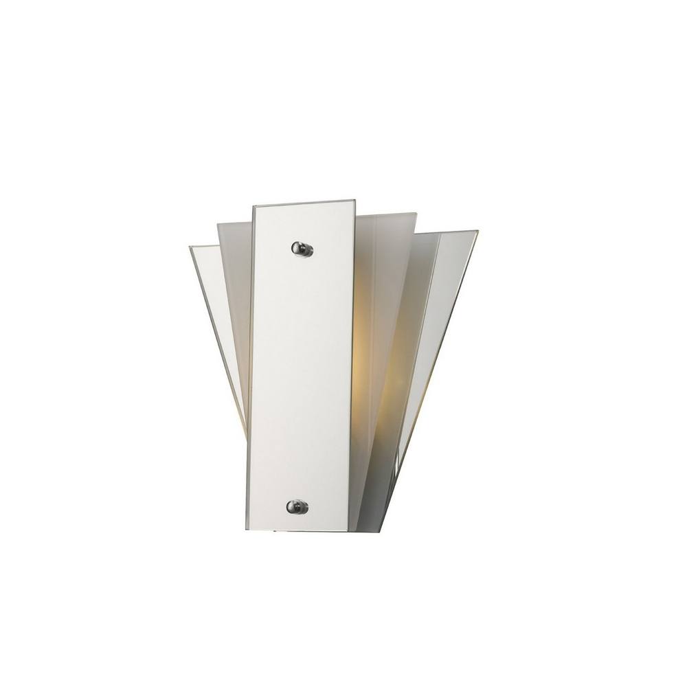 Netlighting Atlantis 3 Layer Flush Flush Wall Lamp E27 Frosted Mirror in Grey