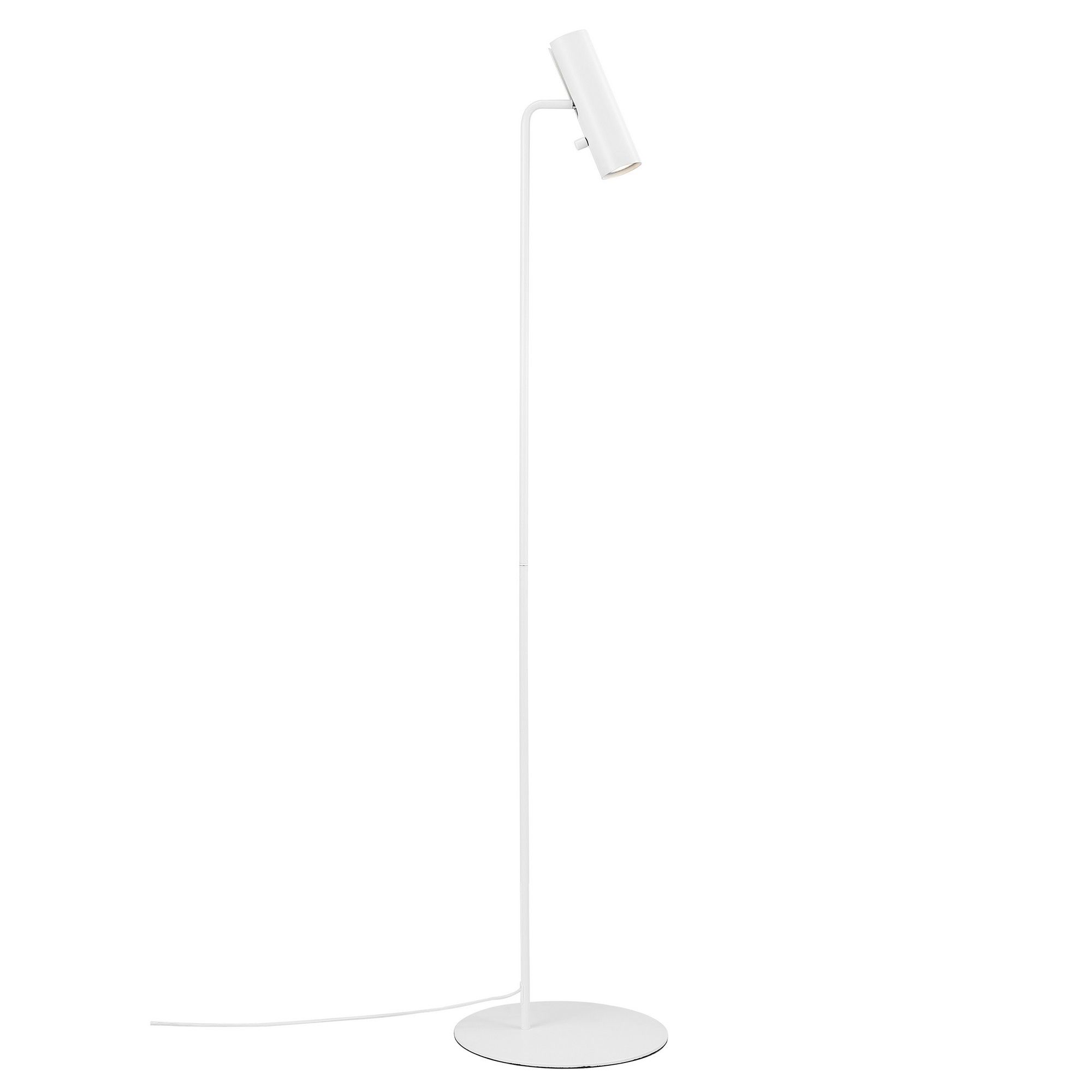 Nordlux Modern Indoor Floor Lamp White Metal GU10 Adjustable Head - Mains Powered, IP20
