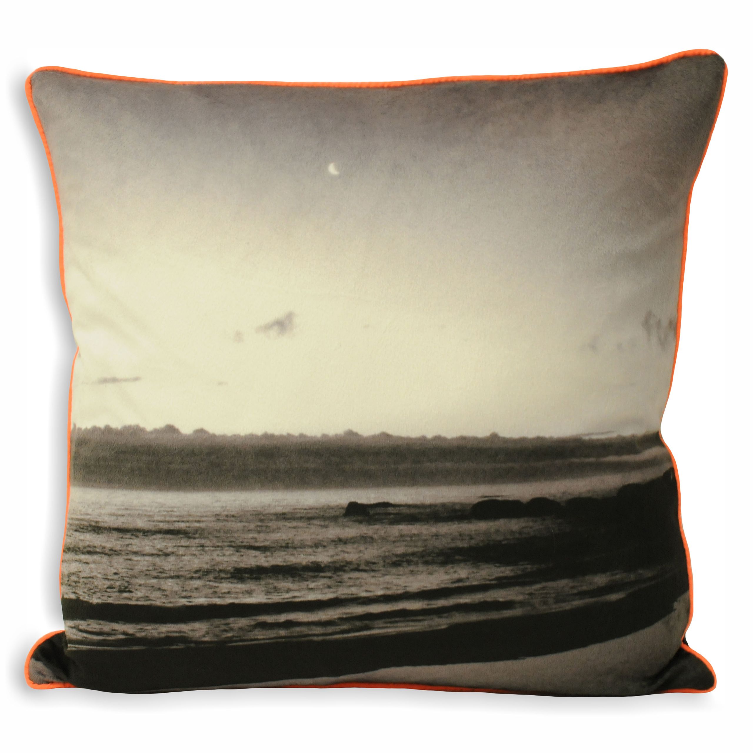 Paoletti Neon Coast Piped Cushion