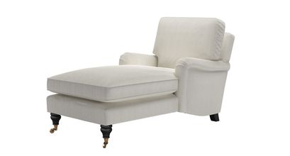 Bluebell Chaise Armchair in Clay House Herringbone Weave - sofa.com