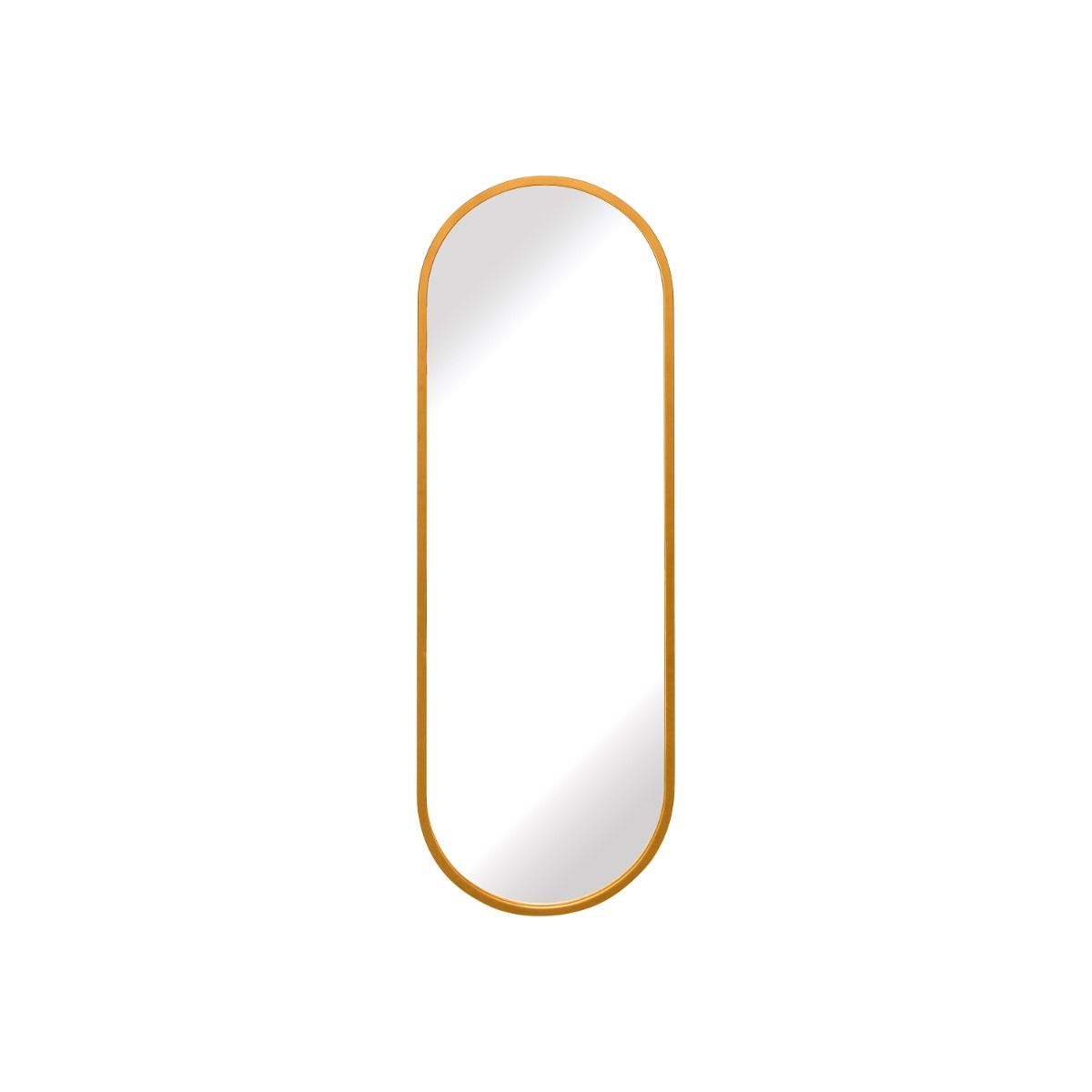 MirrorOutlet Gold Metal Framed Double Arched Garden Wall Mirror (160 X 55CM)