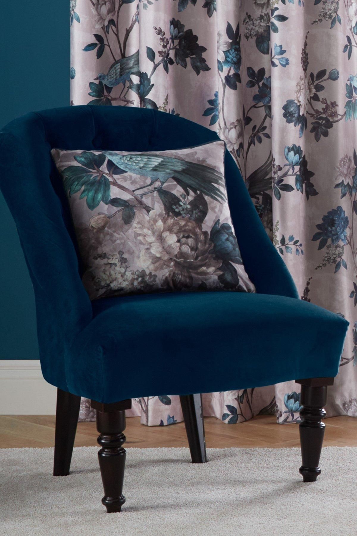Appletree 'Windsford' Luxe Velvet Filled Cushion in Teal