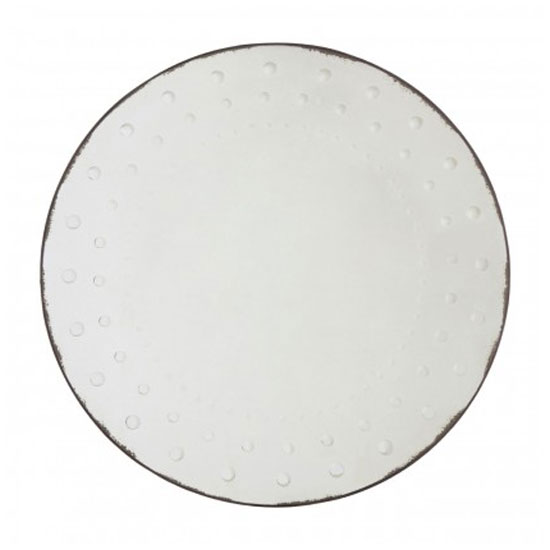 Raze Round Bubble Effect Wall Bedroom Mirror In Silver Frame