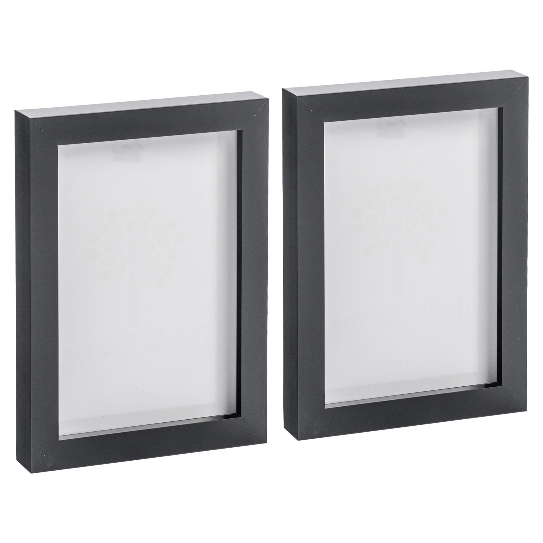 Nicola Spring Photo Frames - 5" x 7" - Pack of 2 in Black