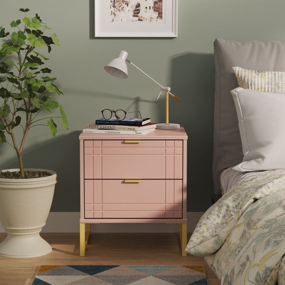 Darlton 2 Drawer Bedside Table