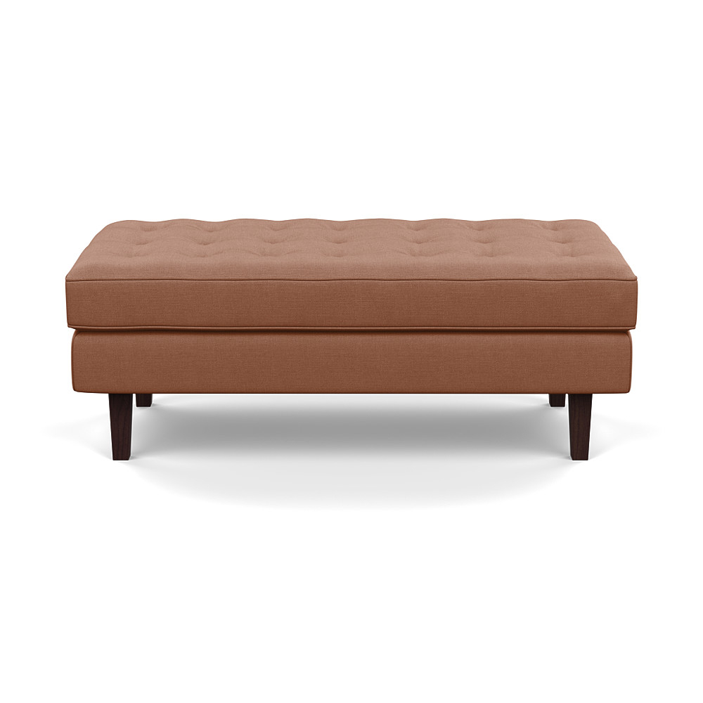Heal's Hepburn Ottoman Siena Cotton Clay Wenge