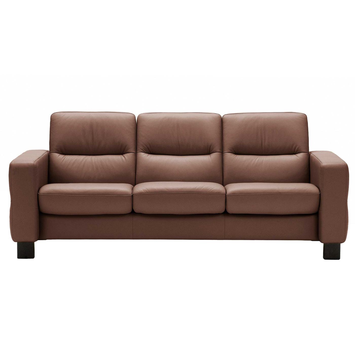 Stressless Wave Low Back 3 Seater Sofa, Leather