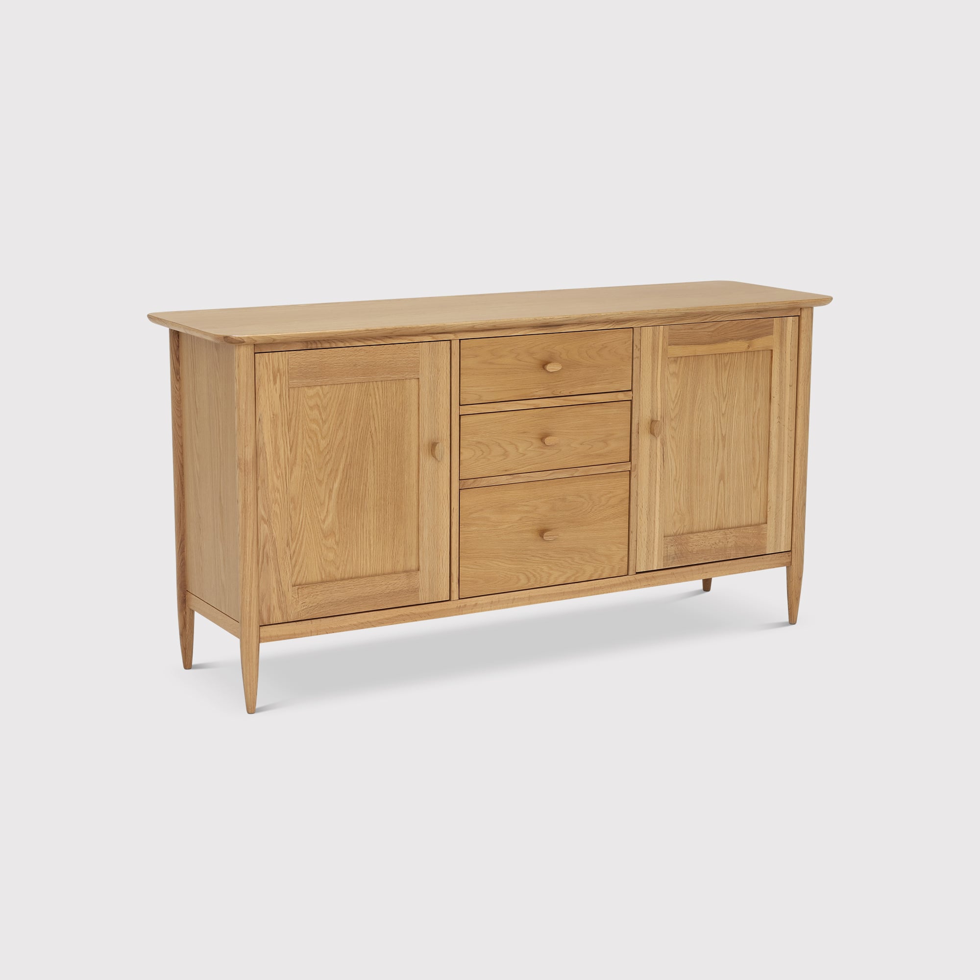 Ercol Teramo Large Sideboard, Neutral Oak | Barker & Stonehouse