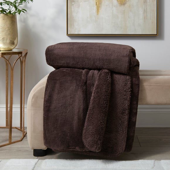 Velvety Soft Fleece Throw Blanket 200cm x 200cm