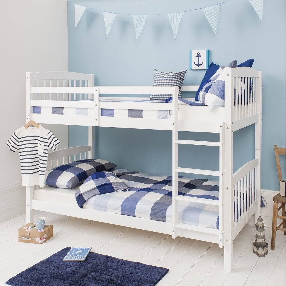 Nöa and Nani Brighton Bunk Bed with 2 Single Beds in White