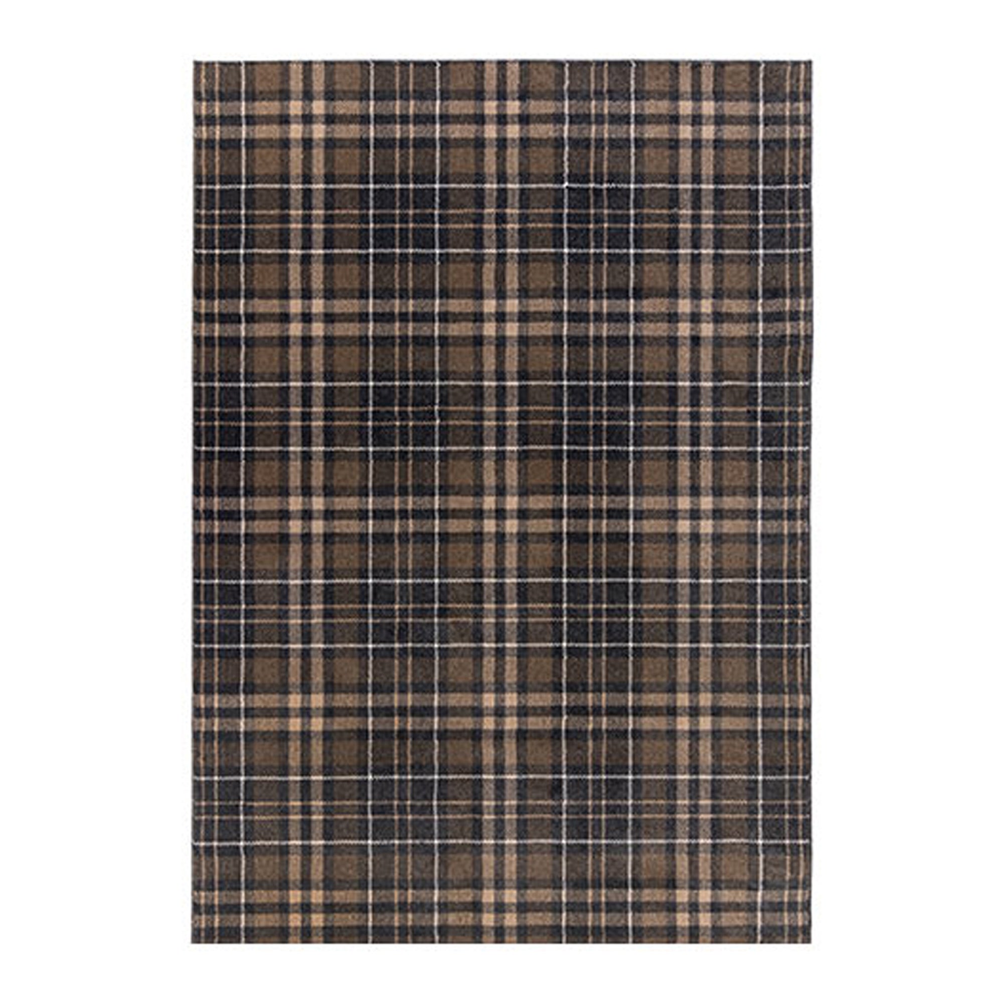 Kilbirnie Rug Grey, Brown and White