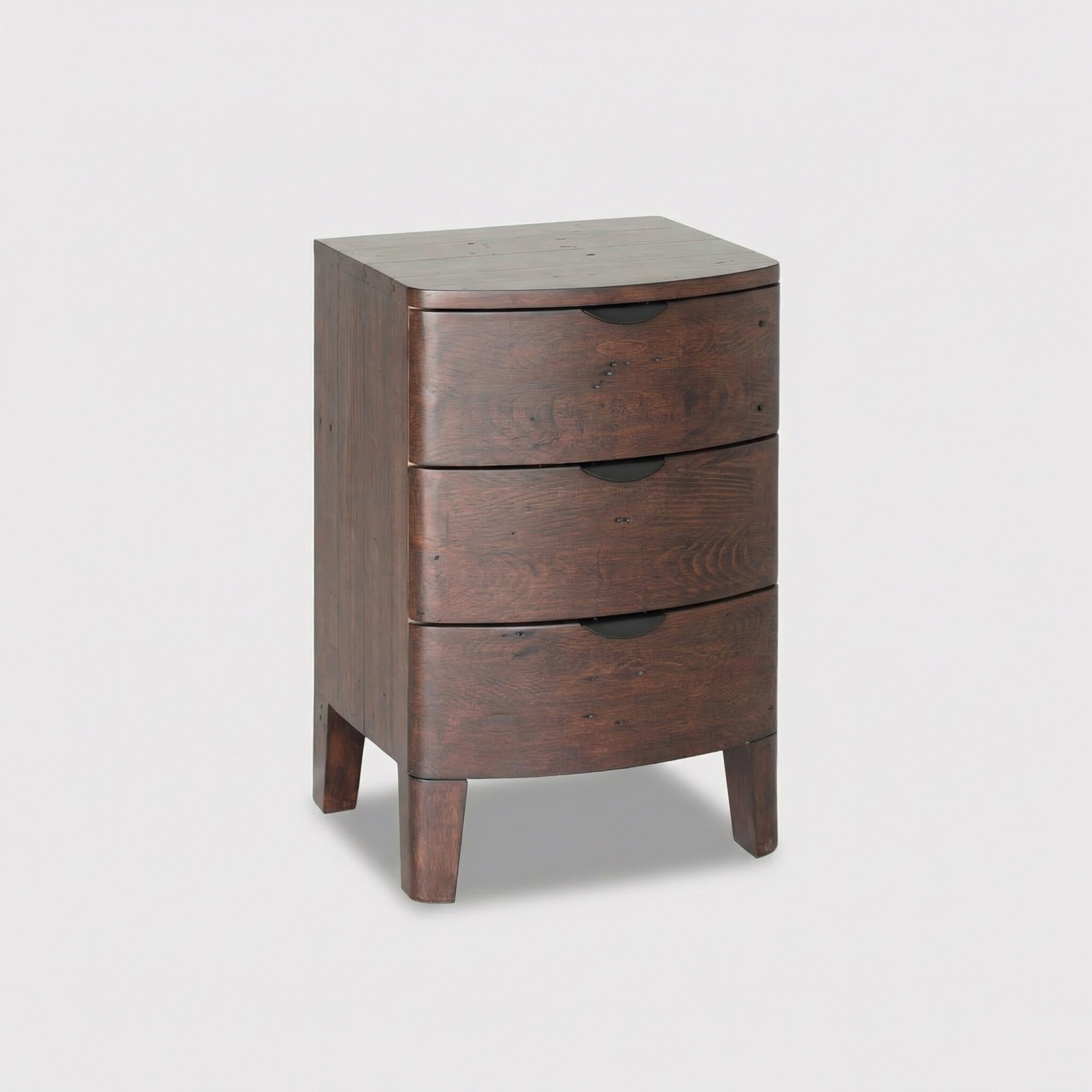 Zermatt Bedside Cabinet With 3 Drawers, Pine Wood | Barker & Stonehouse