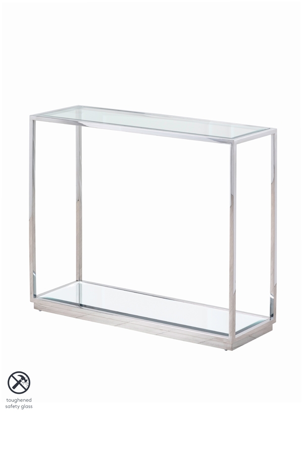 Rippon Silver Rectangular Console Table