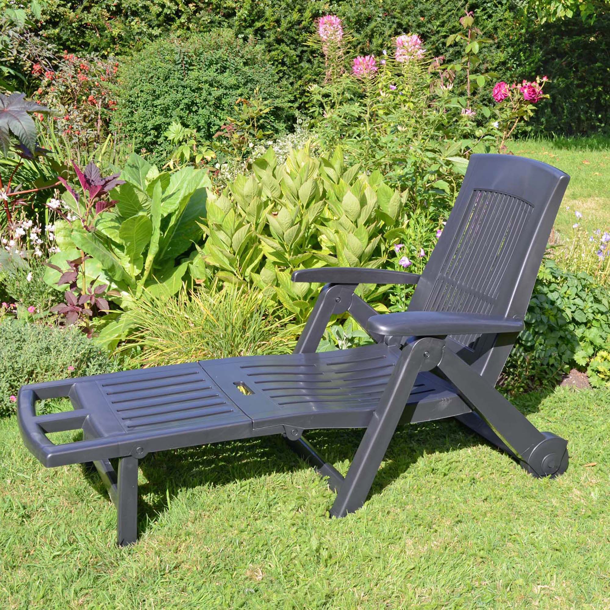 Trabella Potenza Lounger Grey