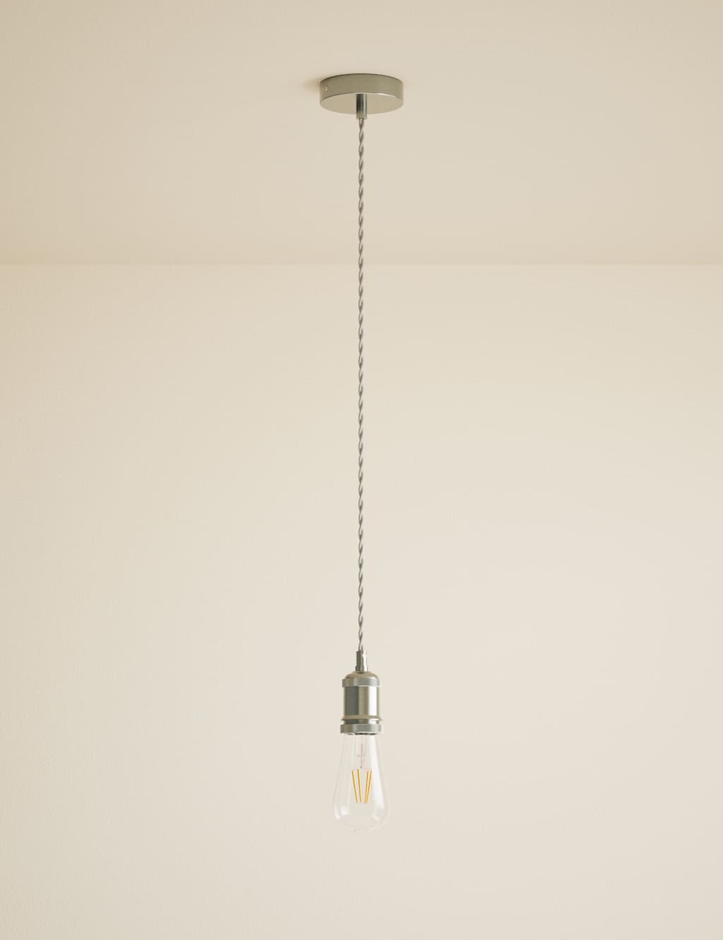 M&S Twisted Chain Lighting Cable Kit Silver