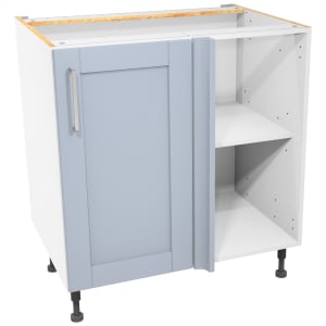 Wickes Ohio Hazy BlueCorner Base Unit - 800mm