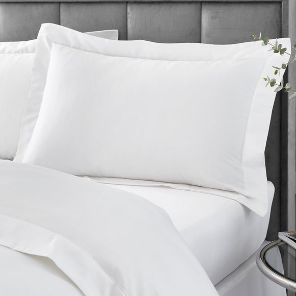Hotel 230 Thread Count 100% Cotton Sateen Oxford Pillowcase