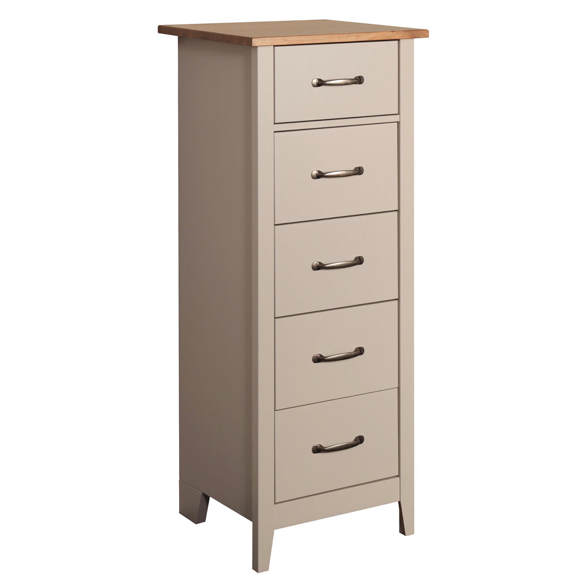 Norfolk Grey 5 Drawer Chest Grey