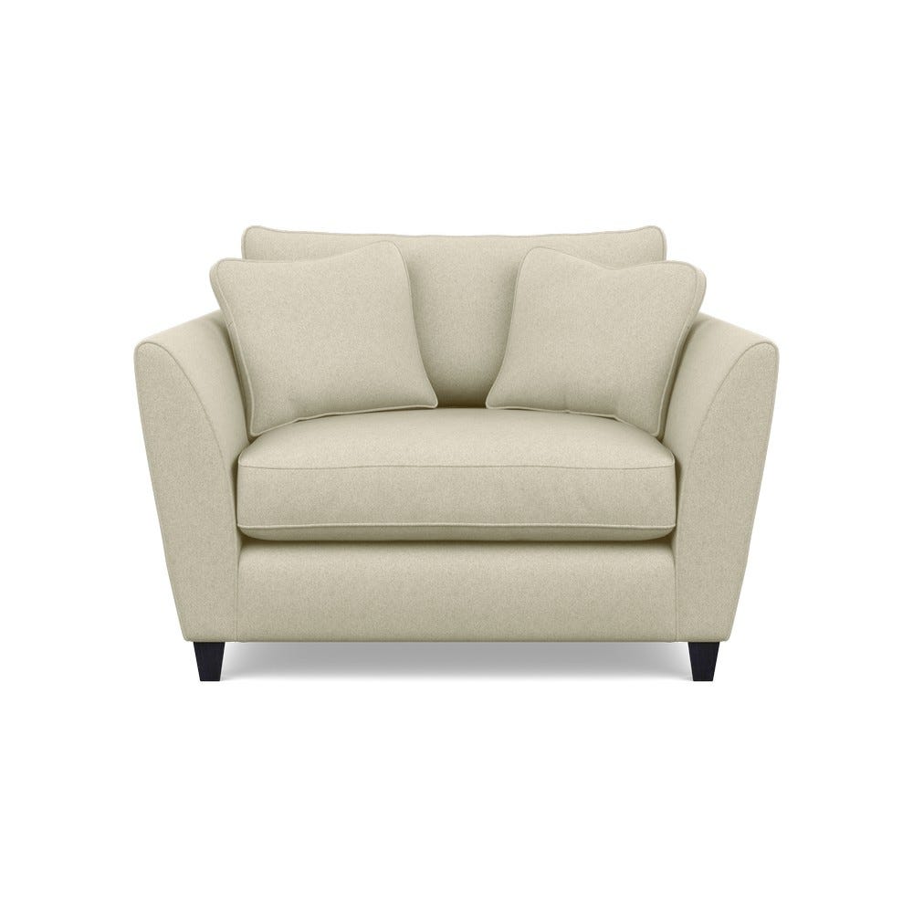 Heal's Torino Loveseat Cotton Grain Black Feet 2
