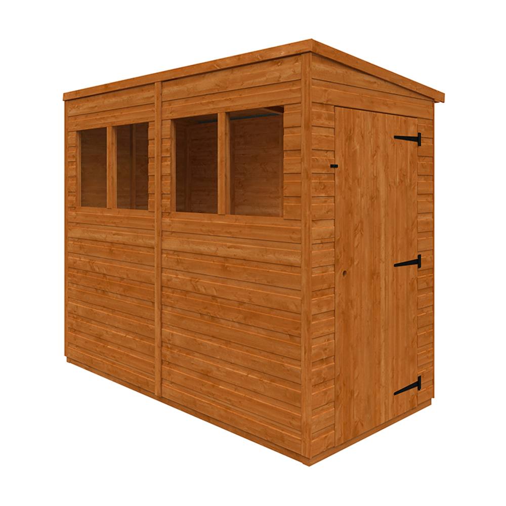 Buttercup Farm 8x4 Flex Pent 12mm Flex - L238.8 x W115 x H203 cm - Burnt Orange