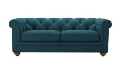 Patrick 2.5 Seat Sofabed in Evergreen Brushed Linen Cotton - sofa.com