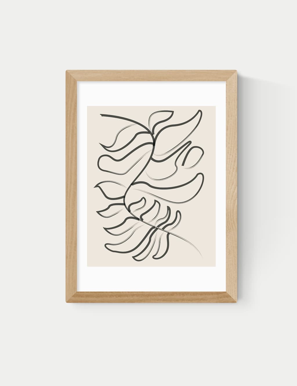 East End Prints Sprung Framed Art Print Natural