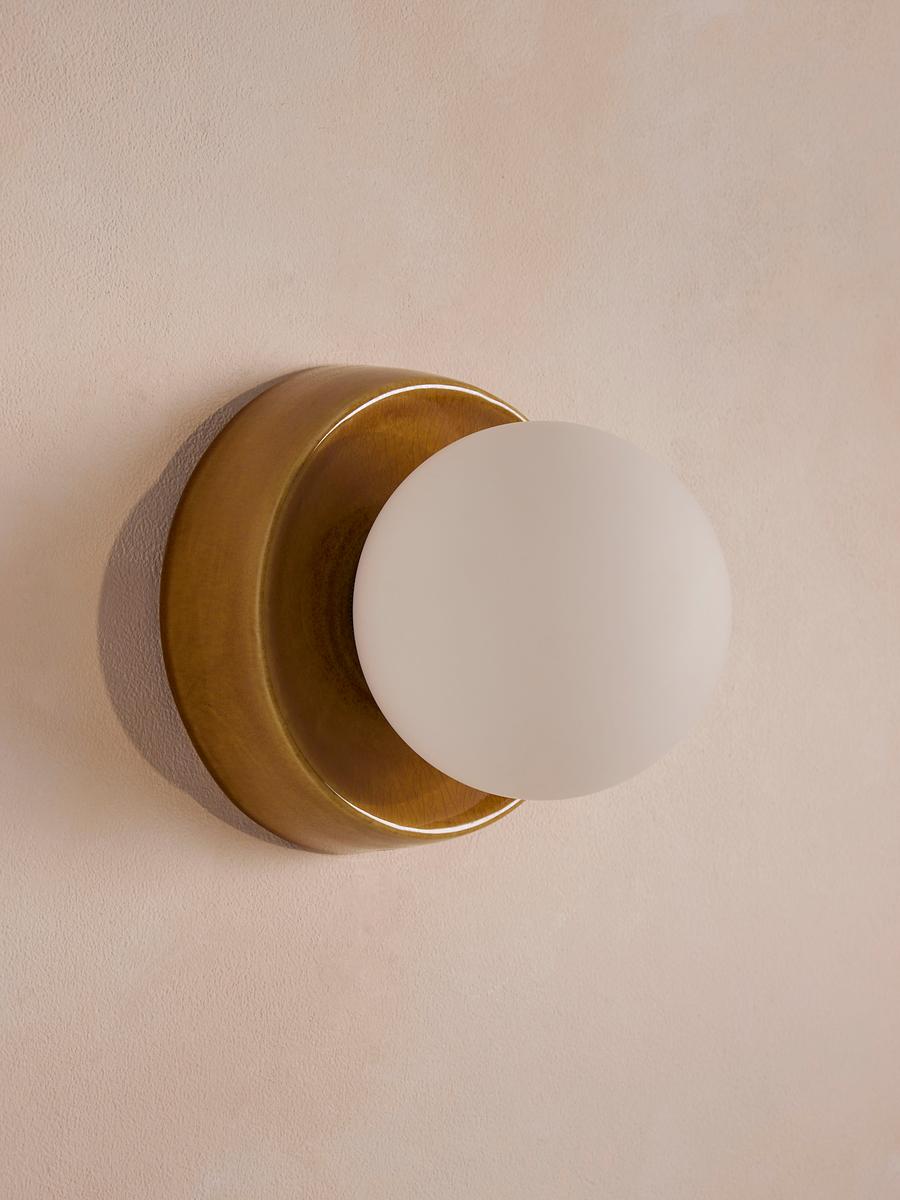 Sophia Wall Light, Mustard
