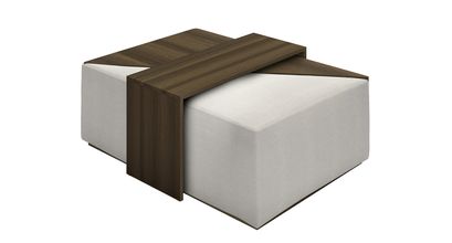 Astaire Modular Coffee Table Set Footstool in Clay House Basket Weave - sofa.com