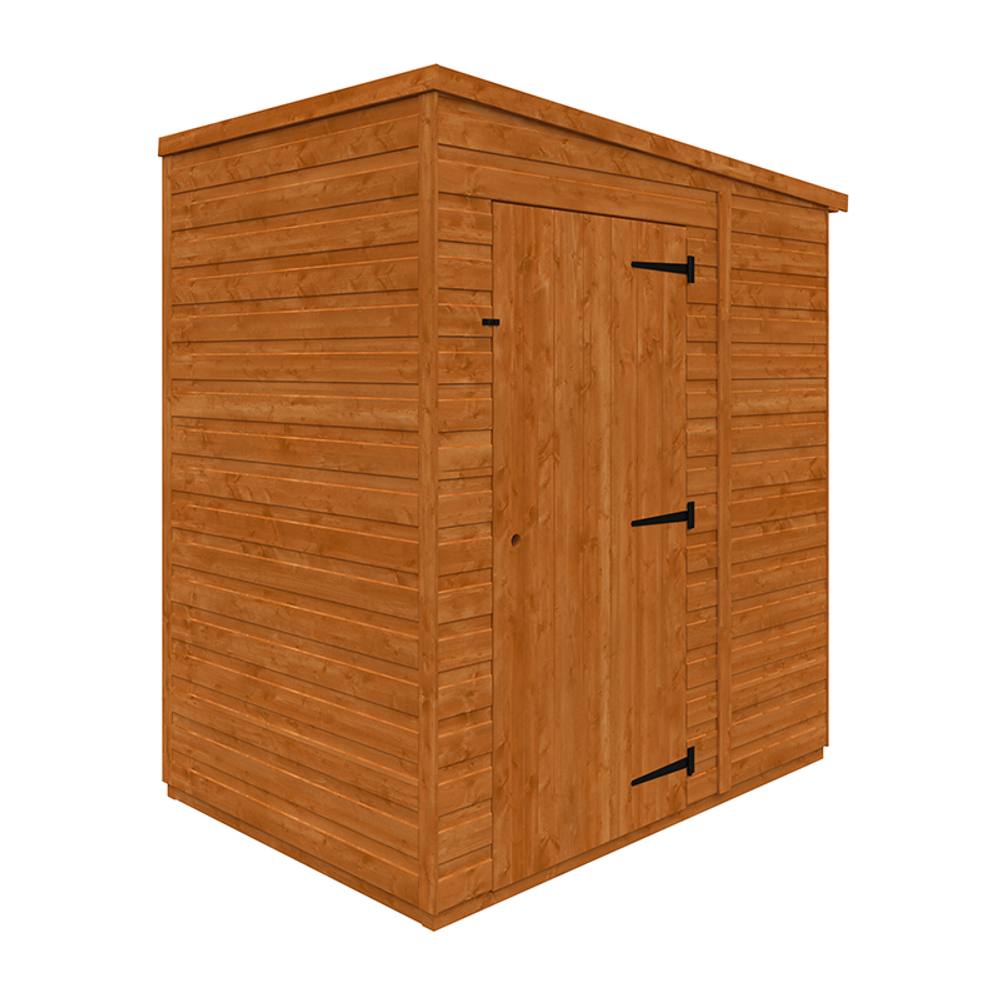 Buttercup Farm 4x6 Flex Pent Windowless 12mm Flex - L123.8 x W175 x H203 cm in Burnt Orange