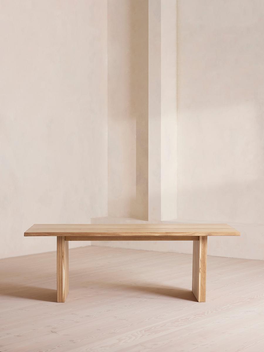 Matis Dining Table, Grey Oak, 220cm