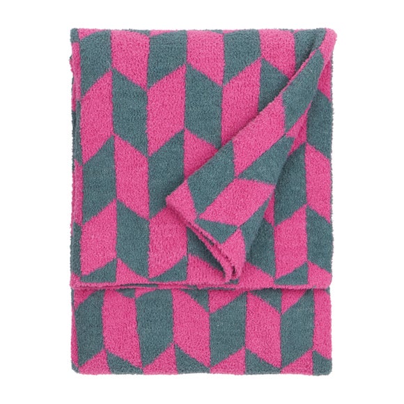 furn. Olsen Geometric Throw Blanket 130cm x 180cm 3