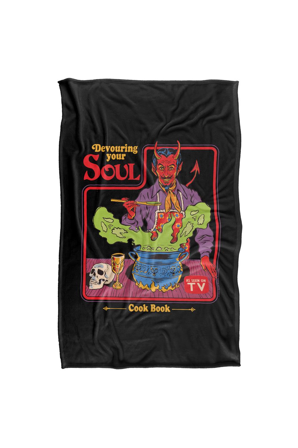 Steven Rhodes Devouring Your Soul Silky Touch Super Soft Throw Blanket